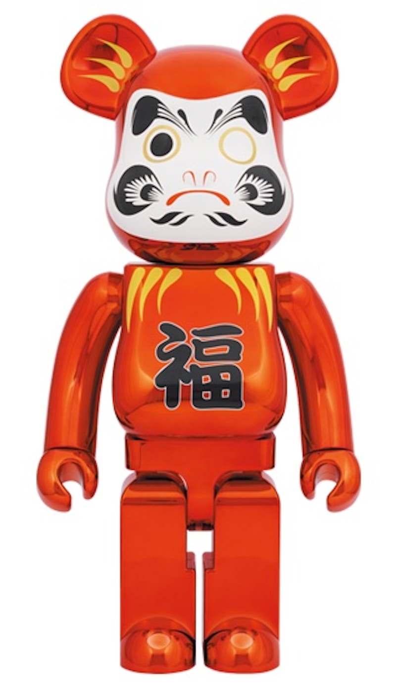 Bearbrick x Medicom Toy Daruma Red Plating 1000% - US