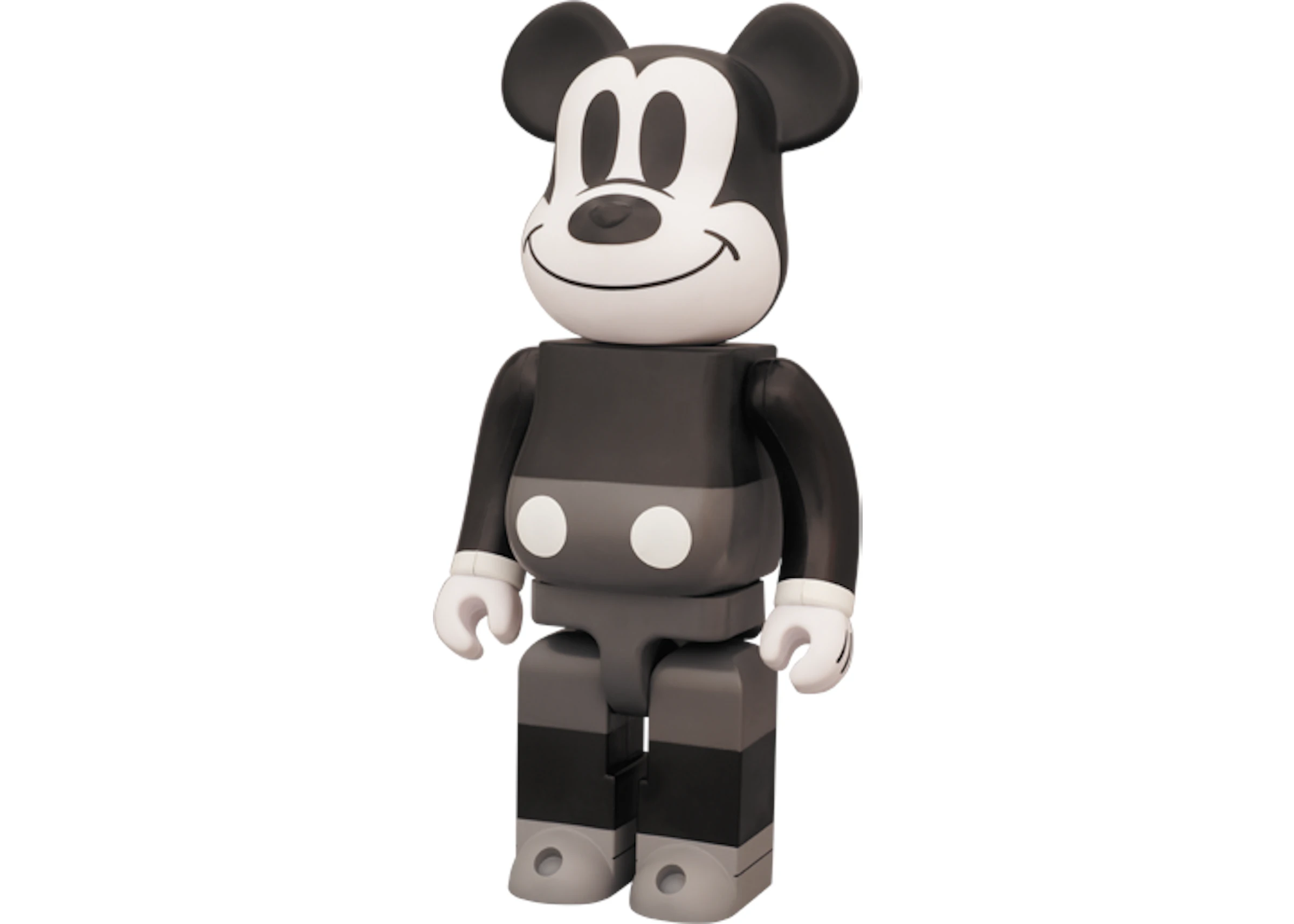 Rather Himself beggar Bearbrick x Mickey Mouse Black and White Version 400% Grey - US
