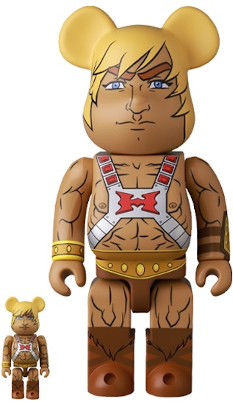 Bearbrick x Mishka x Masters of The Universe He-Man 100% & 400 