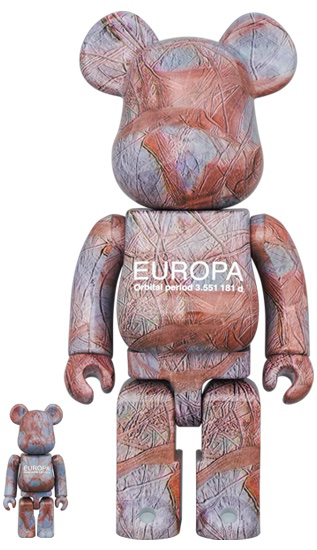 Bearbrick x NASA Europa (2G Exclusive) 100% & 400% Set - JP