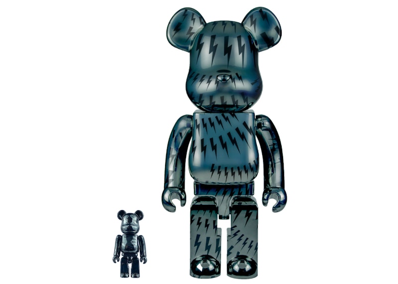 Bearbrick x Neil Barrett 100% & 400% Set Dark Blue - GB