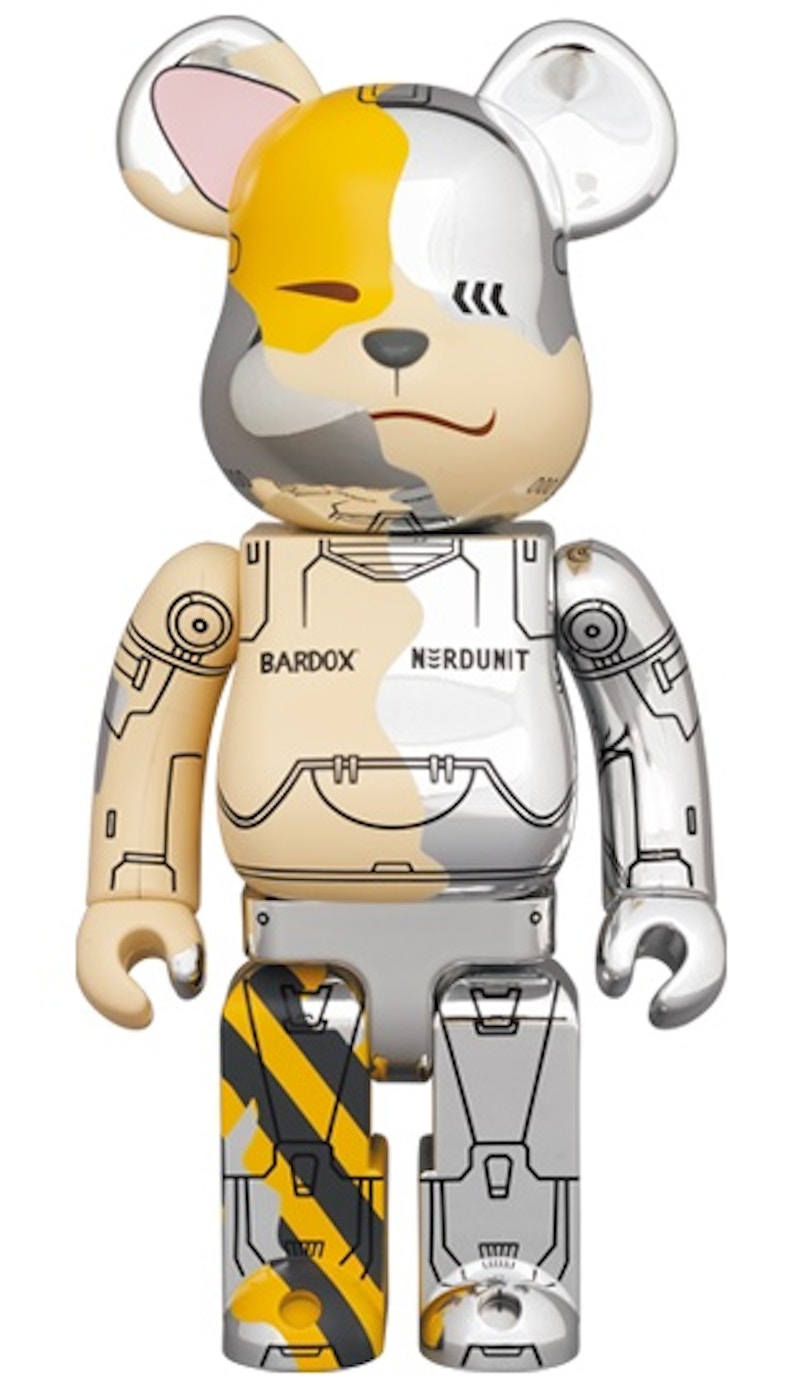 Bearbrick x XLARGE x David Flores 1000% Black - US