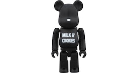 Bearbrick x Number (N)ine Milk & Cookies 100% Black
