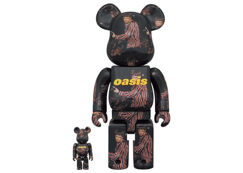 Bearbrick x Oasis Knebworth 1996 (Liam Gallagher) 100% & 400% Set - GB