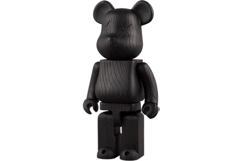 Bearbrick x KAWS Original Fake x Nexus 7 Karimoku 400% Black Wood - US Bearbrick x KAWS Original Fake x Nexus 7 Karimoku 400% Black Wood - US