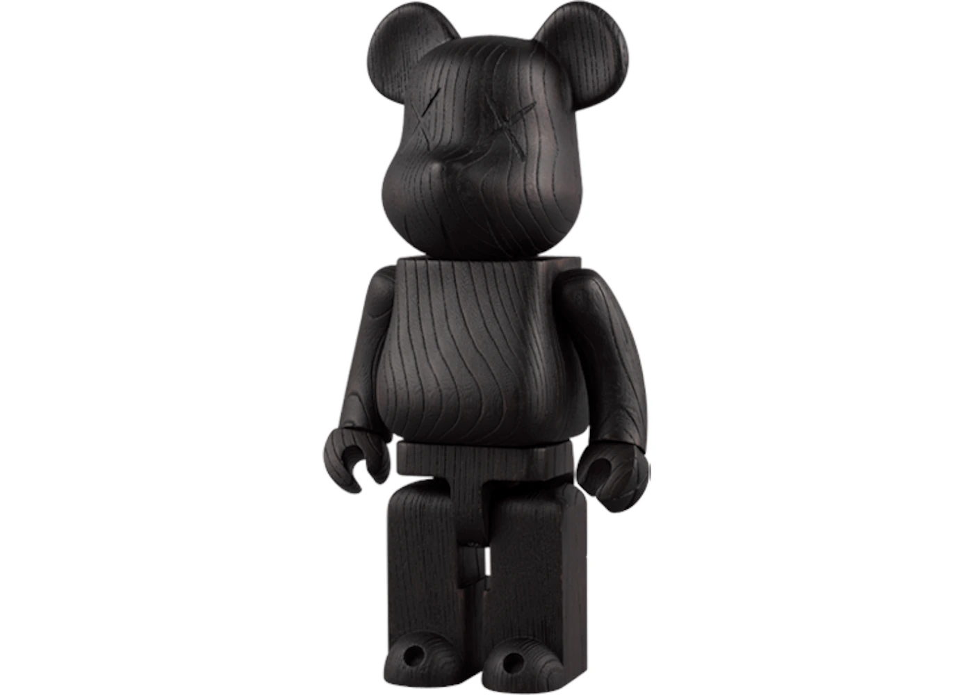 Bearbrick x KAWS Original Fake x Nexus 7 Karimoku 400% Black Wood - US