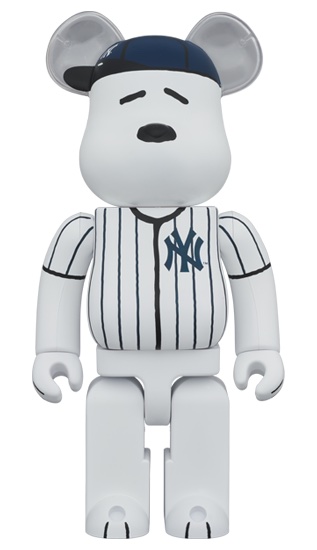 Bearbrick x Peanuts x MLB New York Yankees Snoopy 100% & 400% Set - US