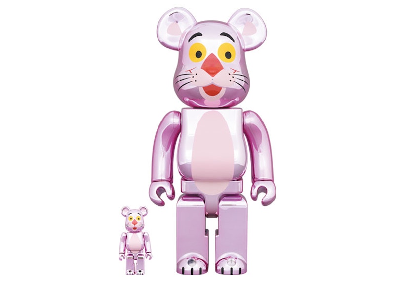 Bearbrick x Pink Panther 100% & 400% Set Chrome Ver. - US