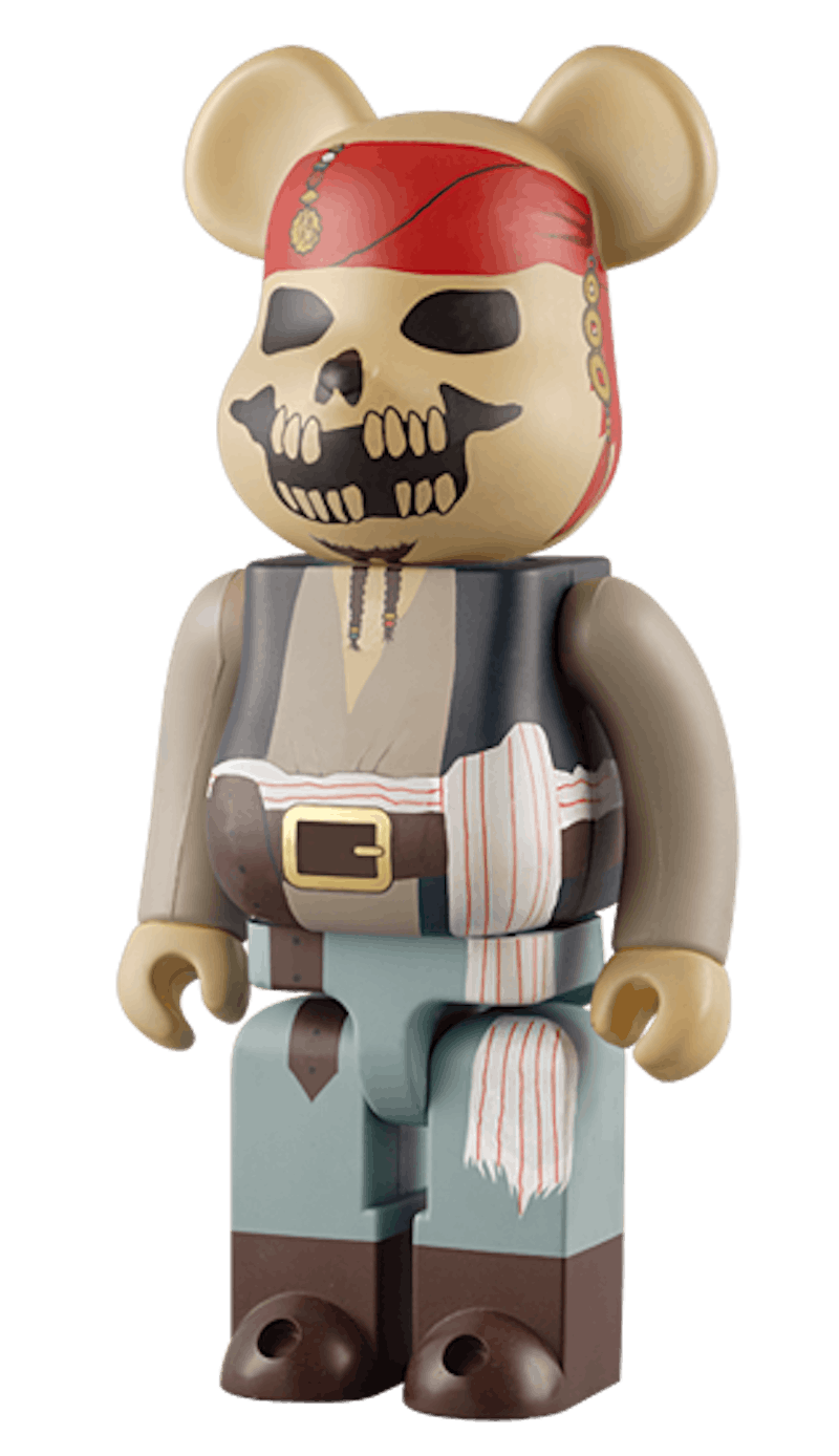 bearbrick pirates of the caribbean