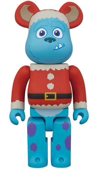 Bearbrick x Pixar Sully Santa and 100% u0026 400% Set Red - JP