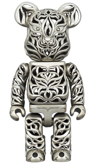 Bearbrick x Royal Selangor Tiger 400% Silver