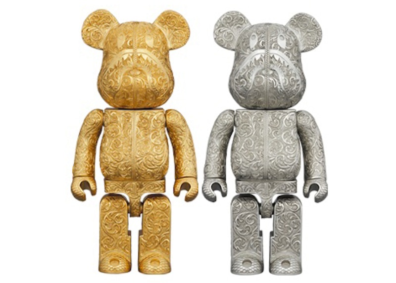 Bearbrick x Neil Barrett x Royal Selangor 400% Silver - US