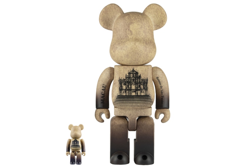 Bearbrick x Ruins of Saint Paul's 100% & 400% Set Brown - US