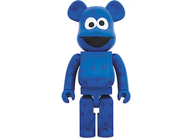 Bearbrick x Sesame Street Cookie Monster 1000% Blue