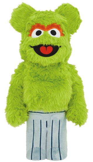 Bearbrick x Sesame Street Oscar the Grouch Costume Ver. 1000% - JP