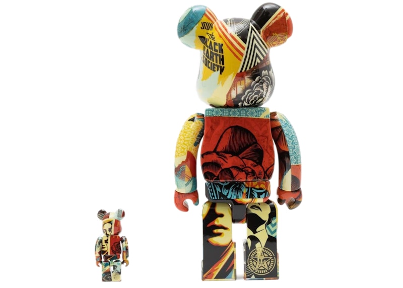 Bearbrick x Shepard Fairey Obey DesignerCon 2022 Exclusive 100 