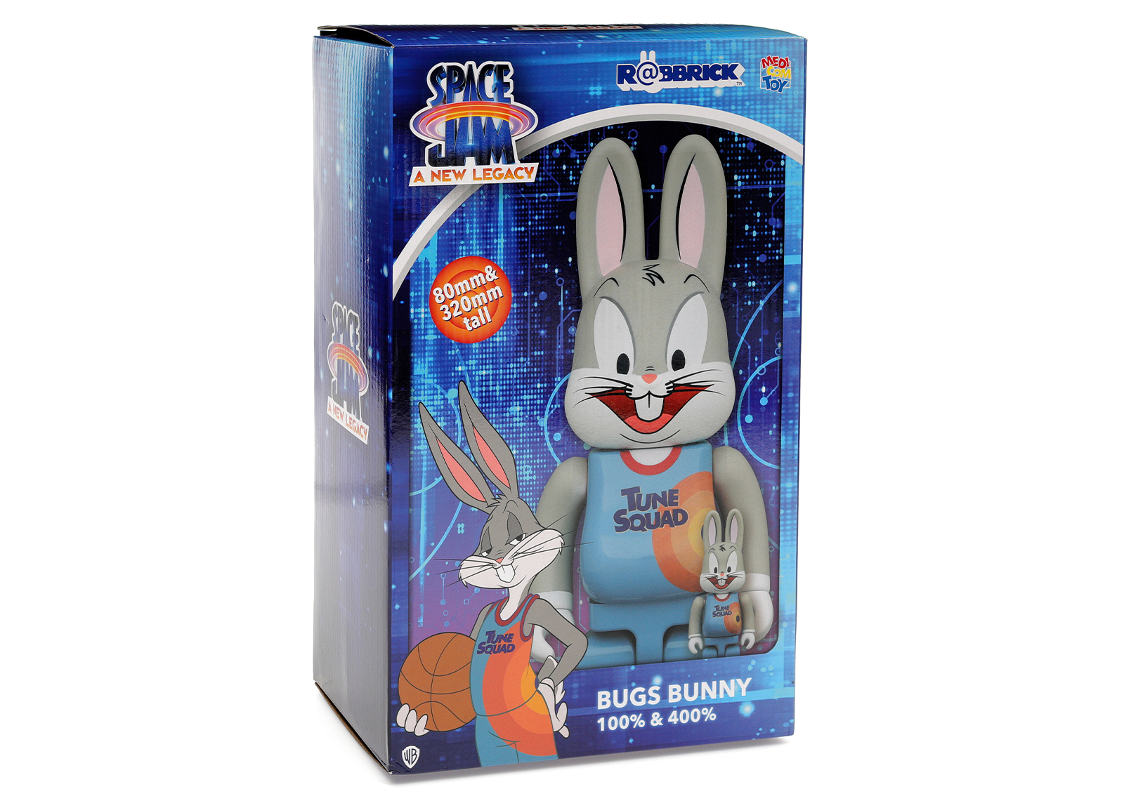 Bearbrick x Space Jam: A New Legacy Rabbrick Bugs Bunny 100% & 400 ...