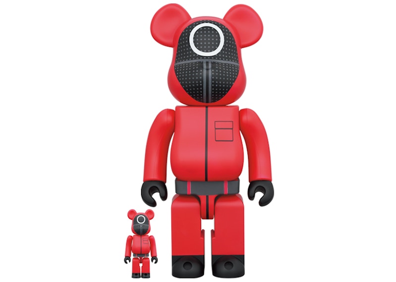 Bearbrick x Squid Game Guard (Circle) 100% & 400% Set