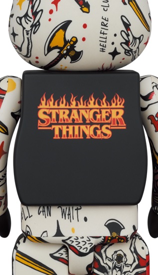 Bearbrick x Stranger Things Hellfire Club 100% & 400% Set