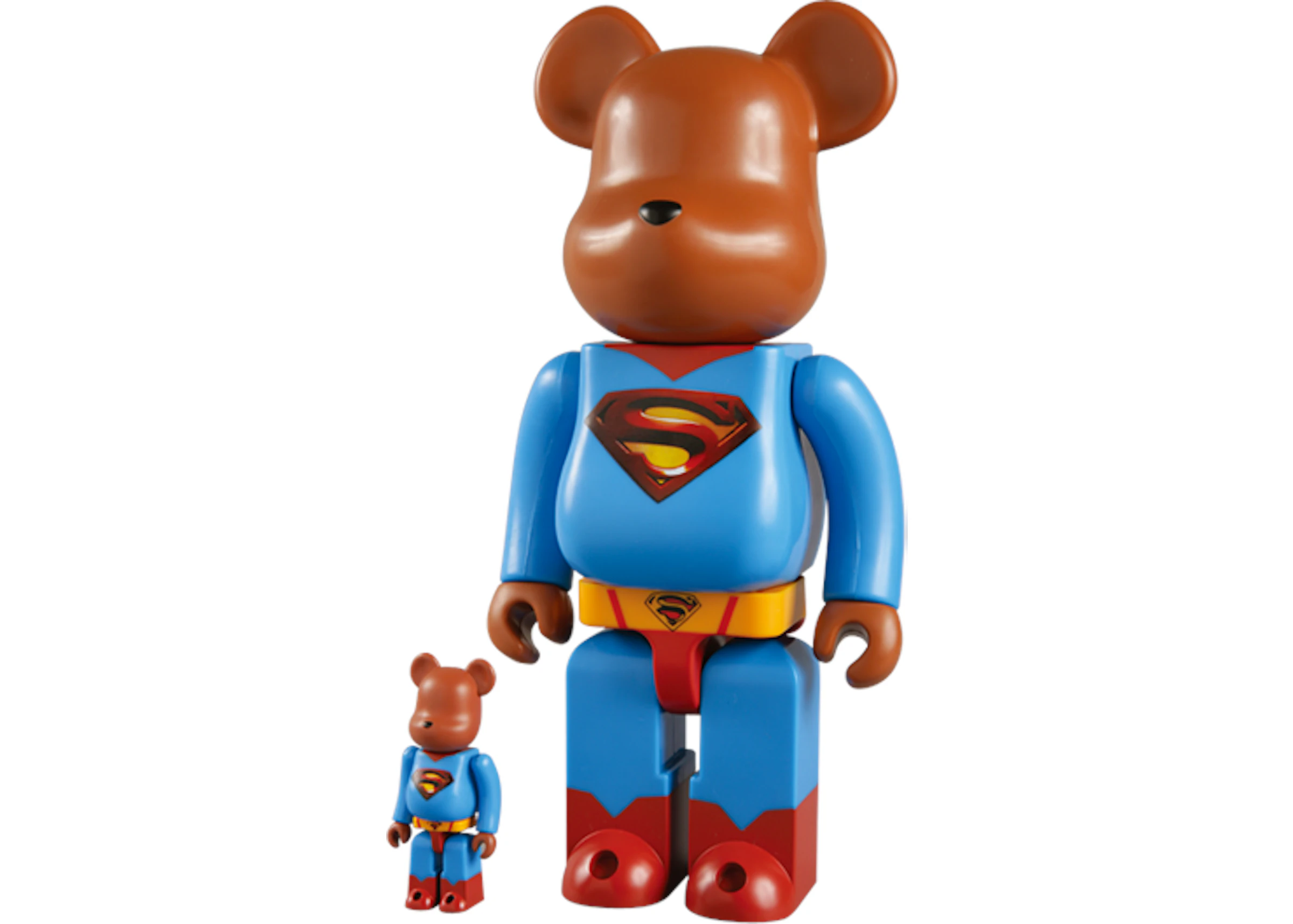 Bearbrick x Superman Returns 100% & 400% Set Blue - US