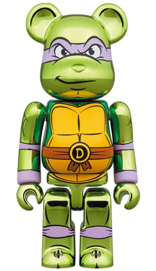 Bearbrick x Teenage Mutant Ninja Turtles Donatello 100% & 400% Set