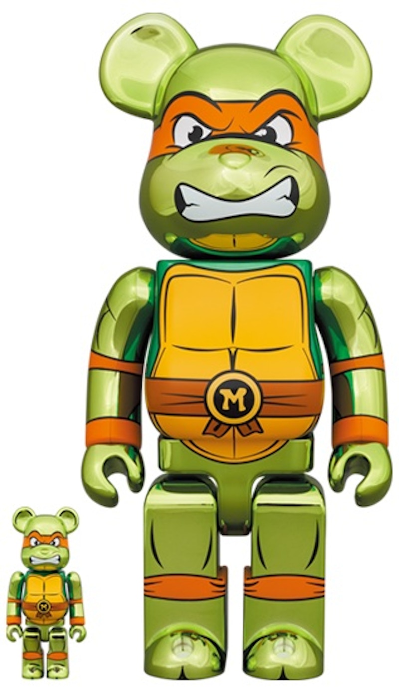 Bearbrick x Teenage Mutant Ninja Turtles Leonardo 100% & 400% Set 