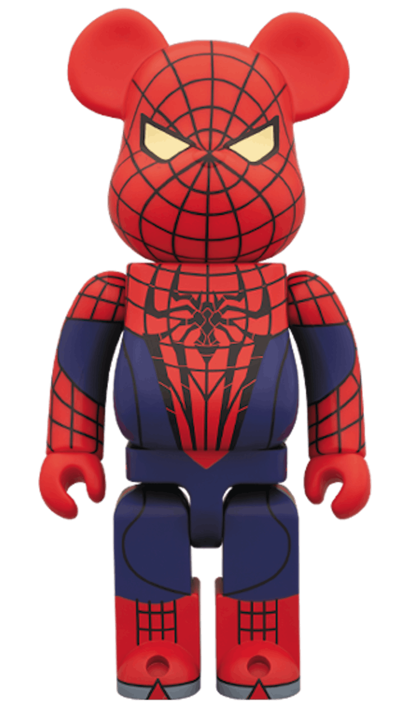 spider man bearbrick 400