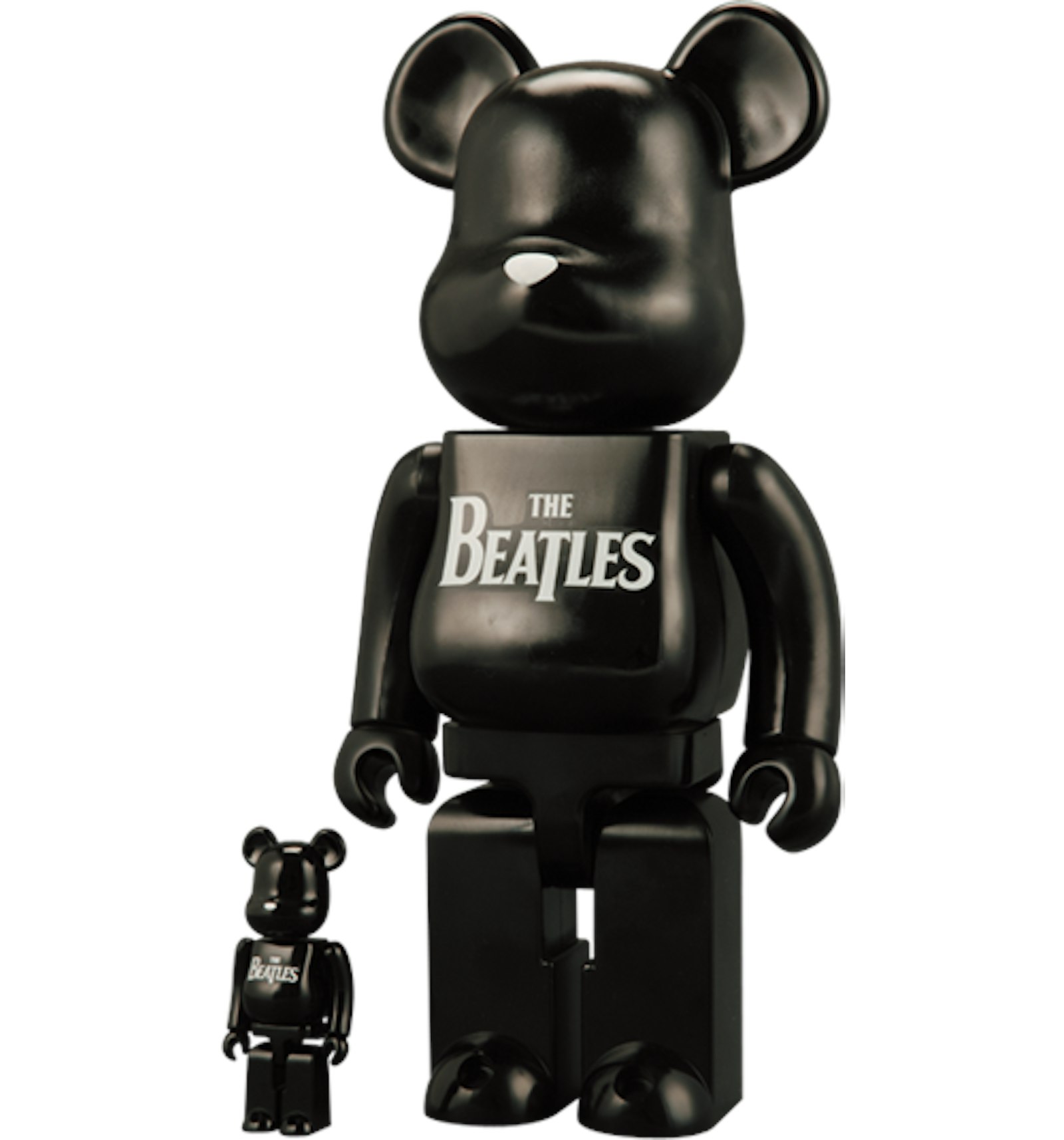 Bearbrick x The Beatles 100% & 400% Set Black - US