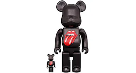 Bearbrick x The Rolling Stones Lips & Tongue 100% & 400% Set