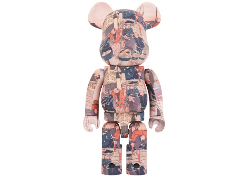 Bearbrick x Tokyo National Museum Hiroshige Utagawa (Fifty-three Stations  of the Tokaido) Nihonbashi 1000%