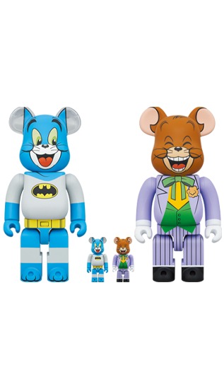 Bearbrick x Tom As Batman & Jerry As The Joker 100% & 400% Set - JP
