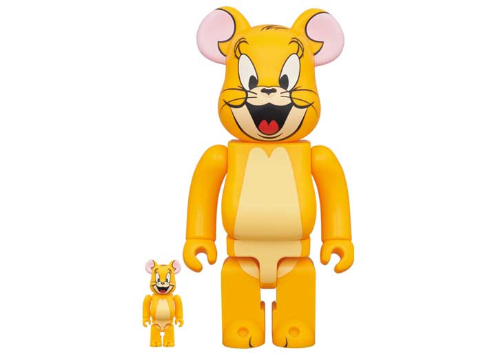 Bearbrick x Tom and Jerry (Jerry) Classic Color 100% & 400% Set - US