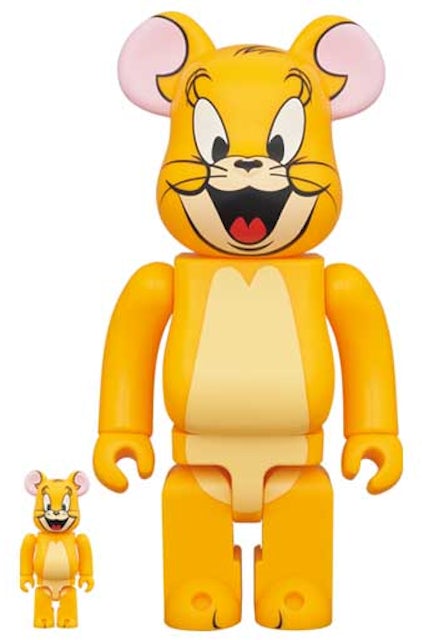 Bearbrick Tom and Jerry: Jerry Flocky 100% & 400% Set