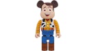 Bearbrick x Toy Story Woody 1000% Multi
