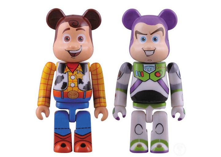 Bearbrick x Toy Story Woody and Buzz Lightyear 100% - US