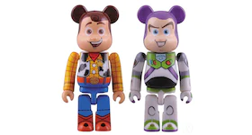 Bearbrick x Toy Story Woody and Buzz Lightyear 100%