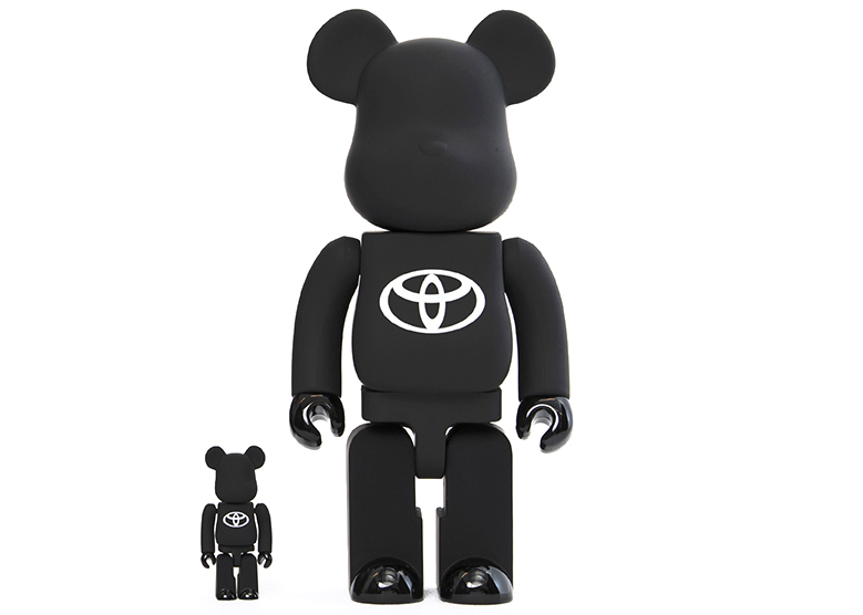 Bearbrick x Toyota 100% & 400% Set Black - US