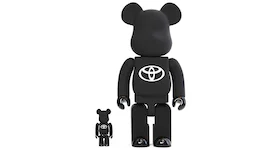 Bearbrick x Toyota 100% & 400% Set Black