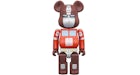 Bearbrick x Transformers Optimus Prime x BAPE 200% Red