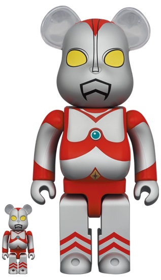 Bearbrick x Ultraman 80 100% & 400% Set