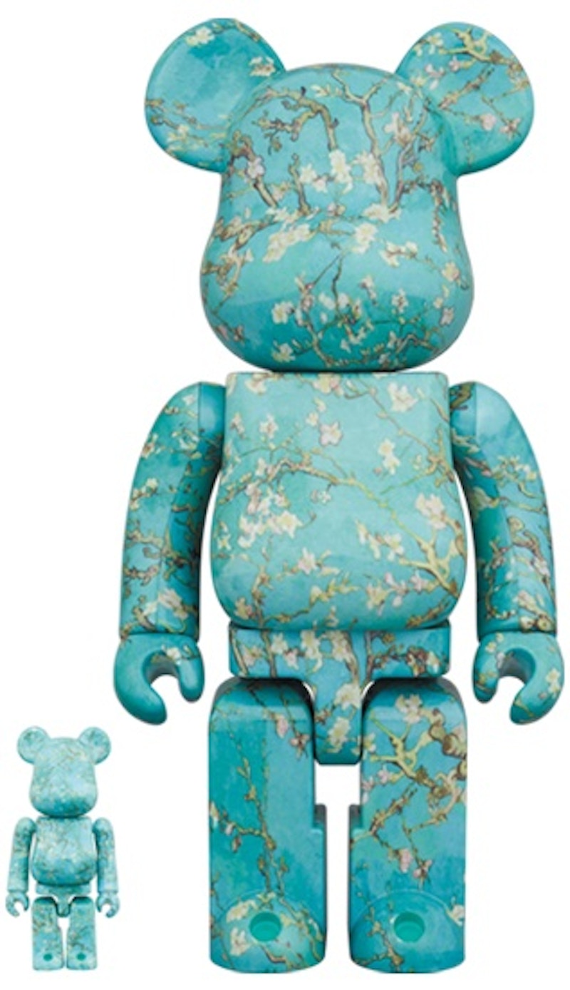 Bearbrick x Van Gogh Museum Van Gogh (Almond Blossom) 100% & 400