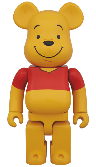 Bearbrick x Winnie The Pooh 400% Yellow