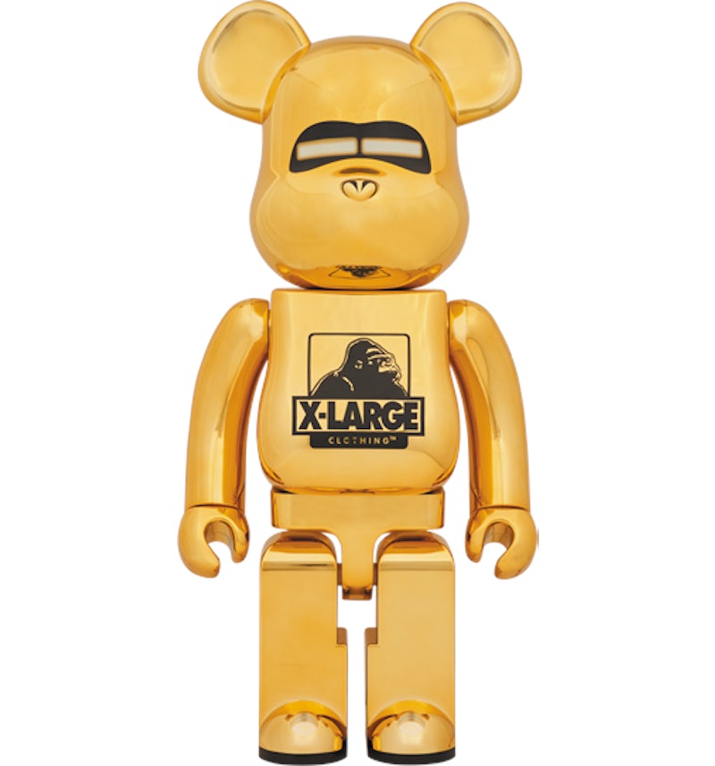 BE@RBRICK SORAYAMA×2G GOLD Ver. 1000% Bearbrick x XLarge x Hajime Sorayama 1000% Gold - US