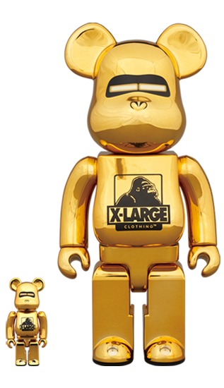新座販売BE@RBRICK XLARGE Sorayama 100%&400%Gold キャラクター玩具