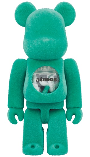 Bearbrick x atmos Wind and Sea Type-2 100% u0026 400% Set Green - US