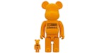 Bearbrick x atmos x GRIPSWANY 100% & 400% Set Orange