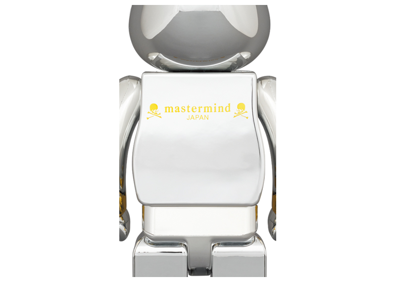 Bearbrick x mastermind JAPAN 100% u0026 400% Set Silver - US