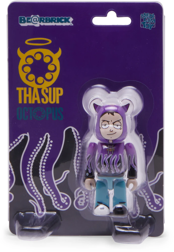 Bearbrick x thasup x Octopus 100% Purple