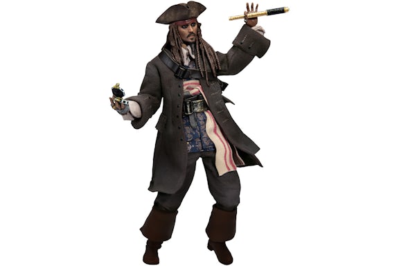 Beast Kingdom Pirates des Caraïbes : Cap Jack Sparrow (héros dynamique de 8ction) Figurine
