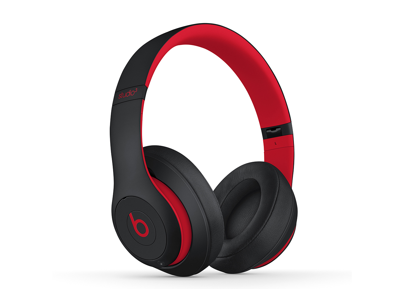 Beats Studio3 Wireless Headphones Defiant Black/Red - US